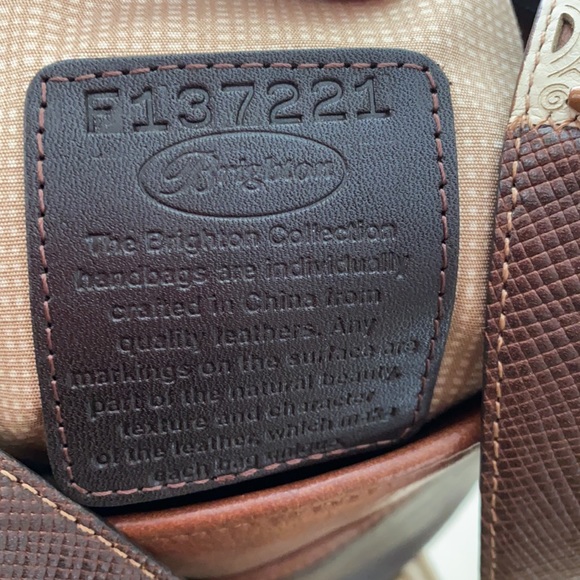 BRIGHTON vintage leather shoulderbag - Picture 4 of 9